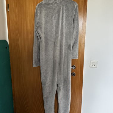 Grauer Fleece-Overall LH