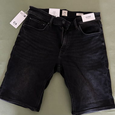 Short en jean noir C&A