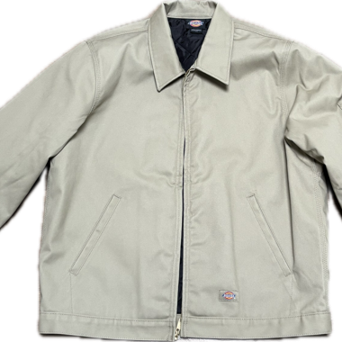 Dickies beige quilted work jacket L