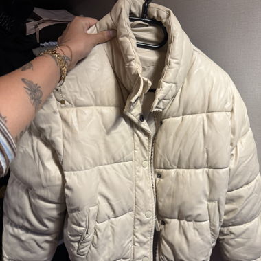 Doudoune beige