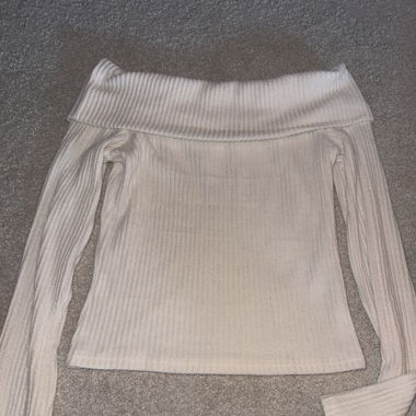 Off shoulder langarm