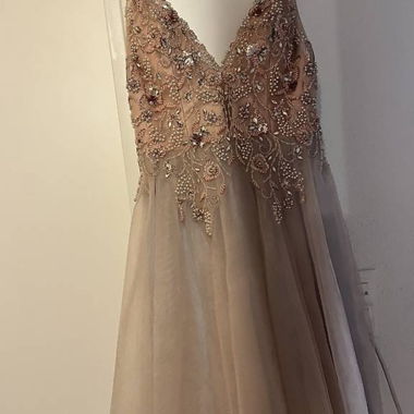 Pailletten Abendkleid