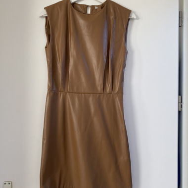 Faux Leather Dress – Size S