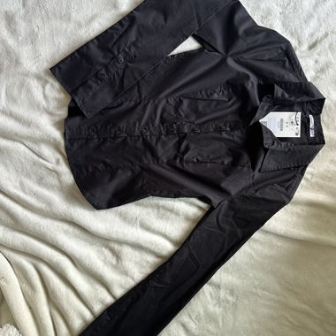 Chemise noire Bershka
