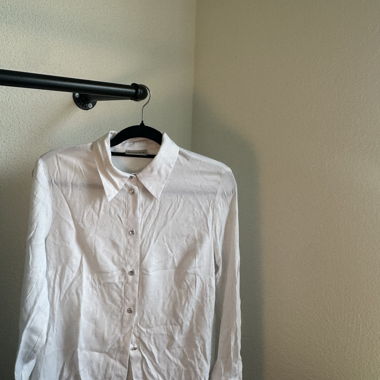 Weisse Bluse Gr. 38/40
