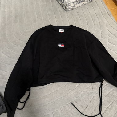 Felpa nera Tommy Jeans XL