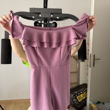 Lila Damen-Jumpsuit