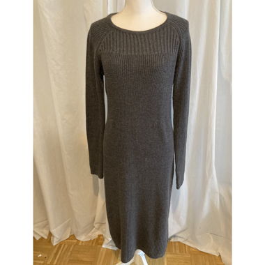 Tolles basic Strickkleid grau