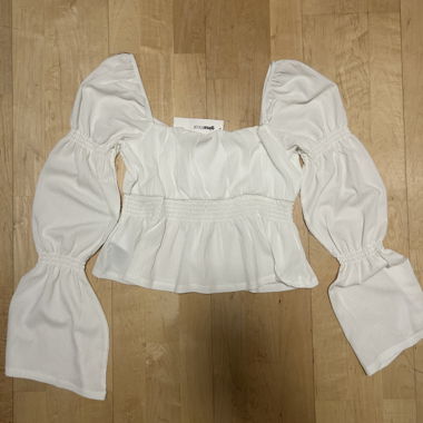 Celia top, white