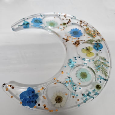 Croissant lune Porte bougie 