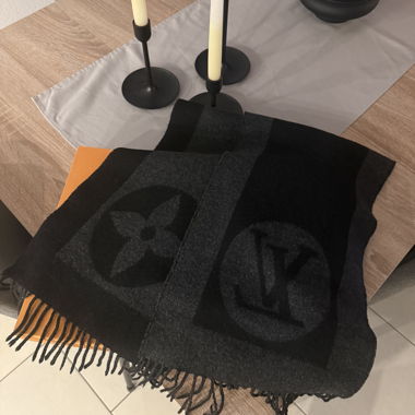 Louis Vuitton Black Scarf