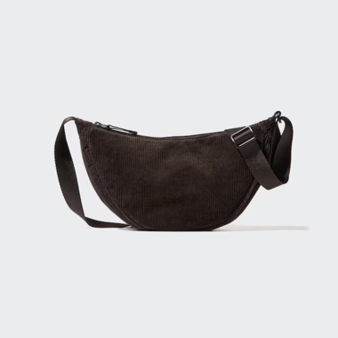 Round Shoulder Bag (Corduroy)