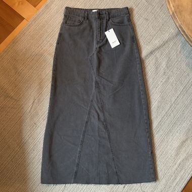 Long jeans skirt