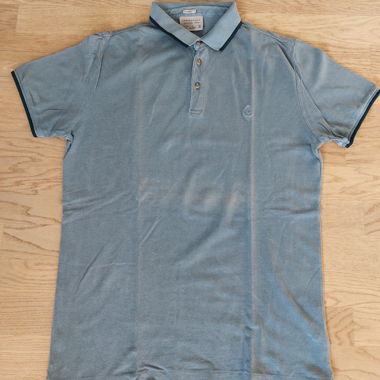 Polo Springfield Blu Taglia L nuovo e mai indossato