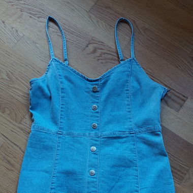 Sommerliches Jeans mini Kleid