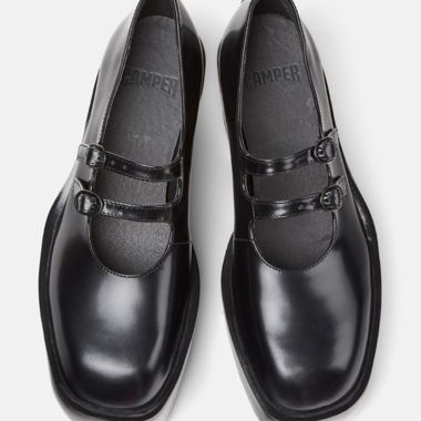 Schwarze Plateau-Schuhe von Camper