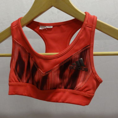 adidas Kinder Sport-BH Techfit rot Gr. 128