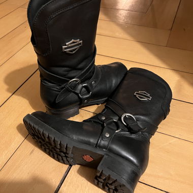 Biker Boots Amber 9"
