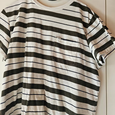 Striped T-shirt with Chest Pocket by Lee