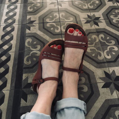 Sandali in pelle Kickers