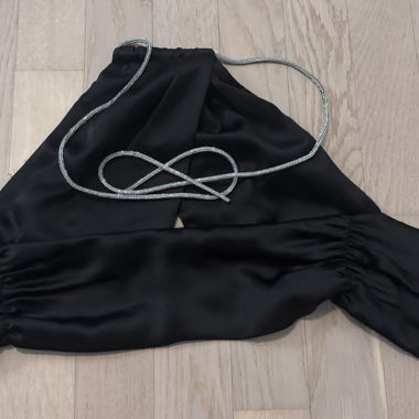 Black Top with Pearl Cord