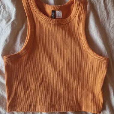Top crop arancione