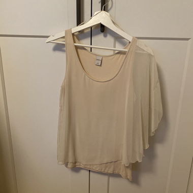 Beige zebra top, size S