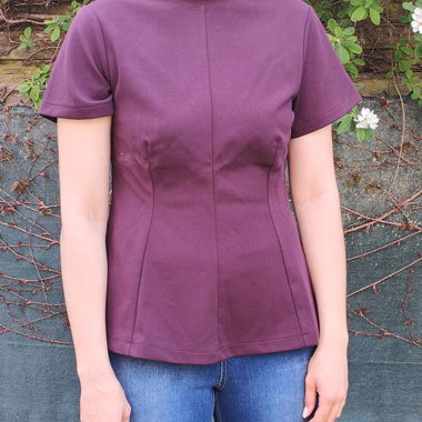 T-shirt viola aderente H&M