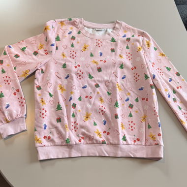 ONLY Pink Christmas Sweatshirt