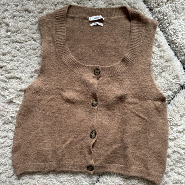 Strick Gilet Wolle / Mango / M
