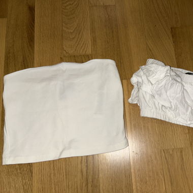 Asos/Zara Tube Tops Weiss