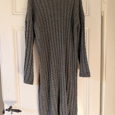 Grey Knit Dress
