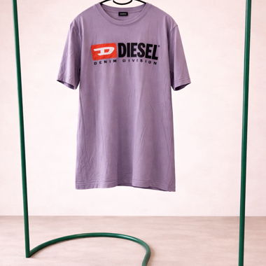 Diesel lila T-Shirt