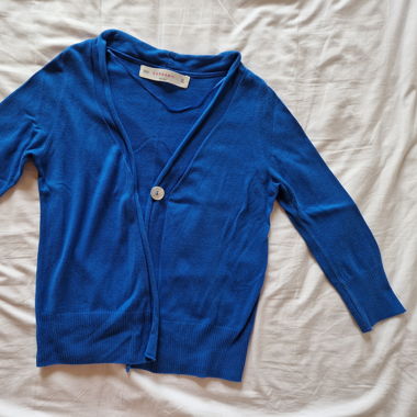 Cardigan bleu électrique ZARA KNIT