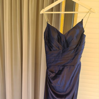 Abendkleid aus Satin