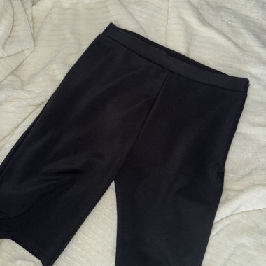 Black cycling shorts