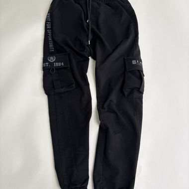 Pantaloni cargo jogger neri