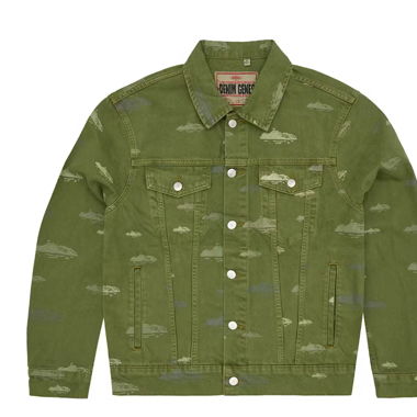 Corteiz denim Jacket Alcatraz
