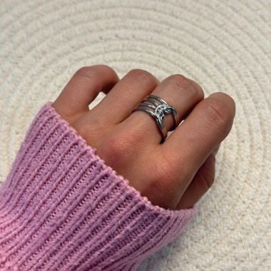 Bague acier inoxydable 