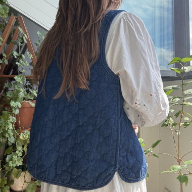 Gilet matelassé Damson Madder