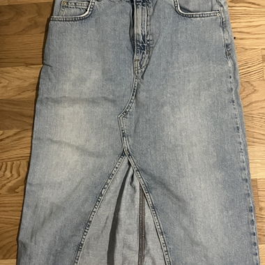 Denim Midi Skirt