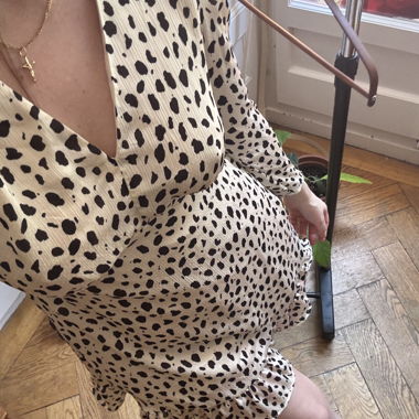 Robe MNG imprimé léopard
