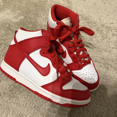 Nike Dunk High University Red/White