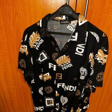 Fendi Black Polo