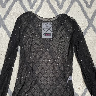 Bluse mit glitzer