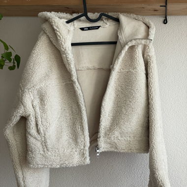 Zara teddy jacke
