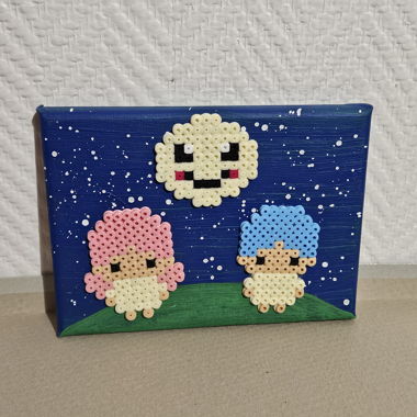 Pixel art Little twins stars
