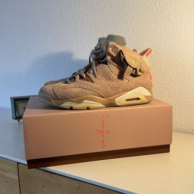Jordan 6 Khaki Travis Scott