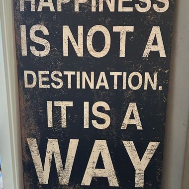 Panneau decoratif Happiness