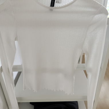 Weißes H&M Langarmshirt XS